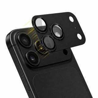 Set Folii Camera Cellara Sapphire 360 Metal Pentru iPhone 18 Pro - Negru,WS82318