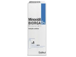 SOLUÇÃO CUTÂNEA BIORGA MINOXIDIL 50 MG/ML 60ML