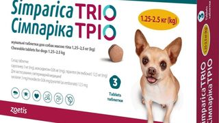 Simparica Trio 1.25 - 2.5 kg 1 T