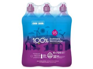Água Mineral Natural Monchique Sport 100% Rec 6X0.72L (Sdr)