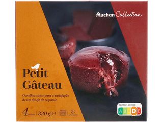 Petit Gâteau Auchan Collection Chocolate 4un 320g