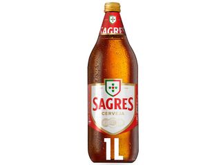 Cerveja Sagres Garrafa 1l