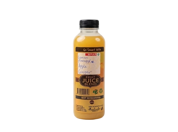 Techno Agric Natural Fruit Juice Fruit Juice Blend Lemon Pineapple & Ginger 500Ml