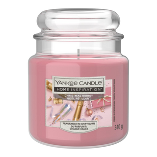 Yankee Candle Home Inspiration Christmas Bubbly świeca, 340 g