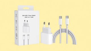 iPhone 17 Pro Max 35W ადაპტერი + კაბელი adapter + cable