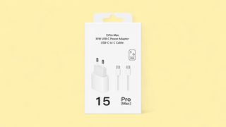 iPhone 15 Pro Max 35W ადაპტერი + კაბელი adapter + cable