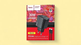 HOCO  30W   Type-C to IP   CS22A  adapter  + cable ადაპტერი