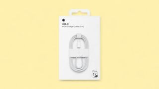 Iphone 17 pro max white  cable  USB-C to USB-C