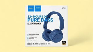 HOCO  W66 BT HEADPHONES  BLUE ბლუთუზიანი ყურსასმენები