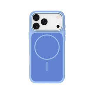 Capac Protectie Spate Cellara Din Silicon Colectia Silk Pro Magsafe Pentru iPhone 17 Pro Max/18 Pro Max - Albastru Deschis