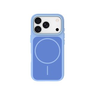 Capac Protectie Spate Cellara Din Silicon Colectia Silk Pro Magsafe Pentru iPhone 17 Pro/18 Pro - Albastru Deschis