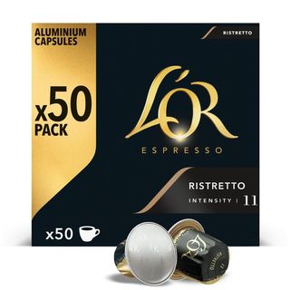 Café cápsulas ristretto compatibles Nespresso L'OR Espresso 50 ud