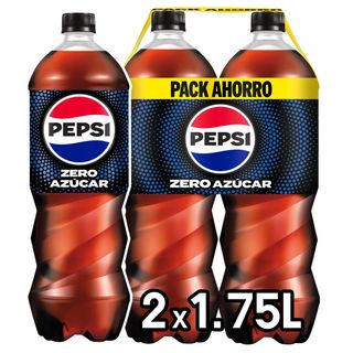 Pepsi zero azúcar pack 2 botellas 1,75 cl