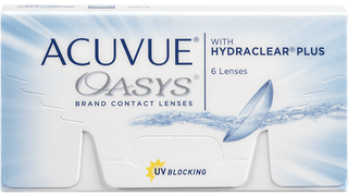 კონტაქტური ლინზა -4.00 Acuvue Oasys Hydraclear Plus ორკვირიანი (1 ცალი)