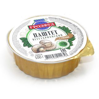 პაშტეტი /გროდფუდ/ ვეგეტარიანული, სოკოთი 100 გრ