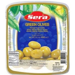 ზეთისხილი /Sera/ მწვანე მთლიანი 222129 /24*400 გრ