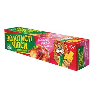 Чіпси картопляні «Золотисті» ф. Курка-гриль 50г