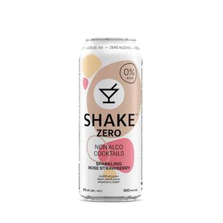 Шейк коктейль SHAKE "SPARKLING STRAWBERRY" безалк.соковм.сильногаз