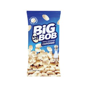 Арахiс "BIG BOB" смажений солоний 60 г