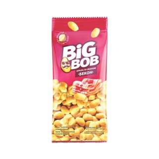Арахiс "BIG BOB" смажений солоний з беконом 60 г
