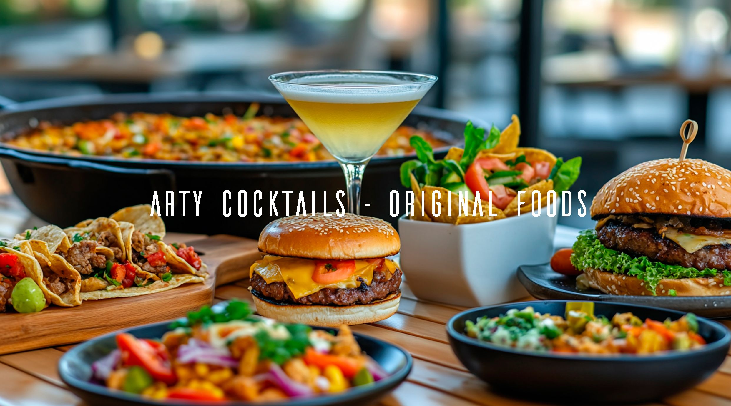 Arty Cocktails Original Food