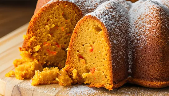 Bolo de Cenoura Cafeteria