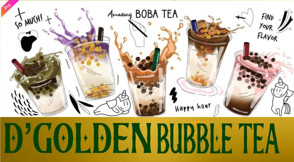 D Golden Bubble Tea