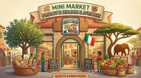 Mini Market Prodotti Italiani e Africani