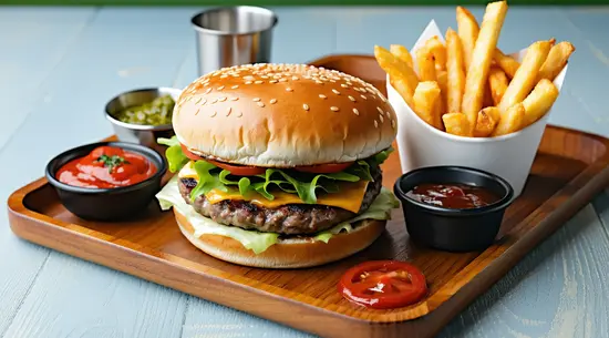 London Hanger Steak Burger