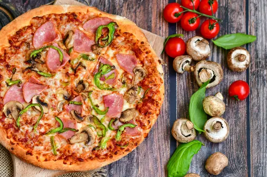 Rainbow Fusion Pizza