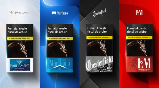 Marlboro, Parliament, Chesterfield, L&M