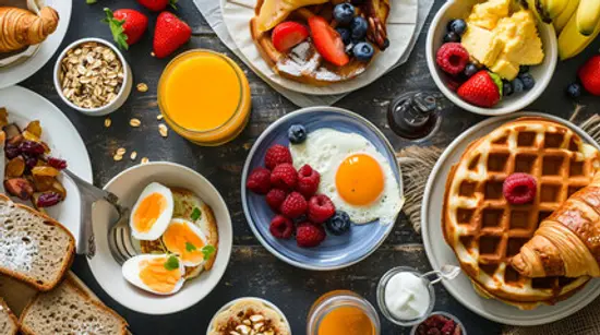 Cafe Brunch And Shake Breakfast