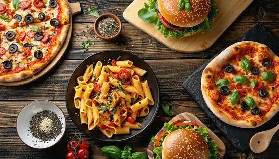 Italian Pizza & American Burger