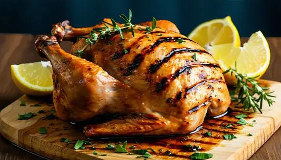 Сочно пиле на грил