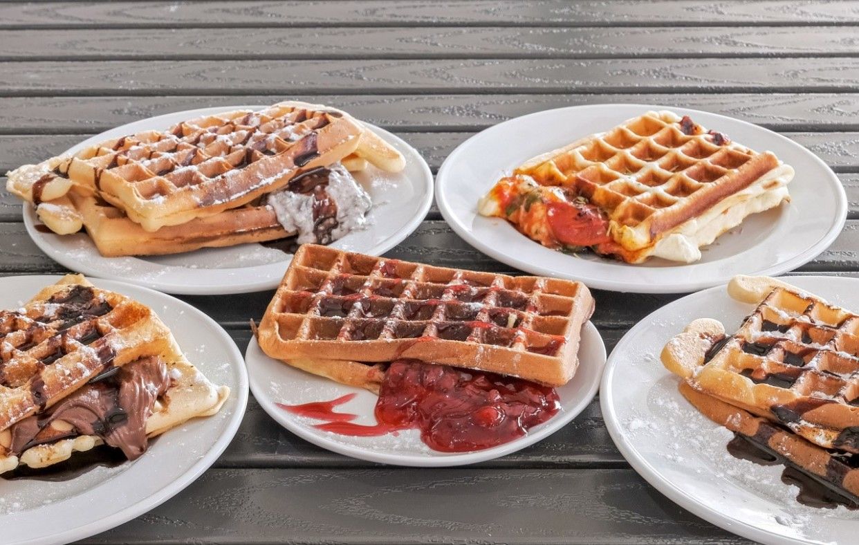 Yummy Waffles  Doces e Salgados