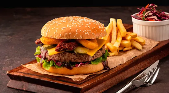 Tasty Burger Pizza