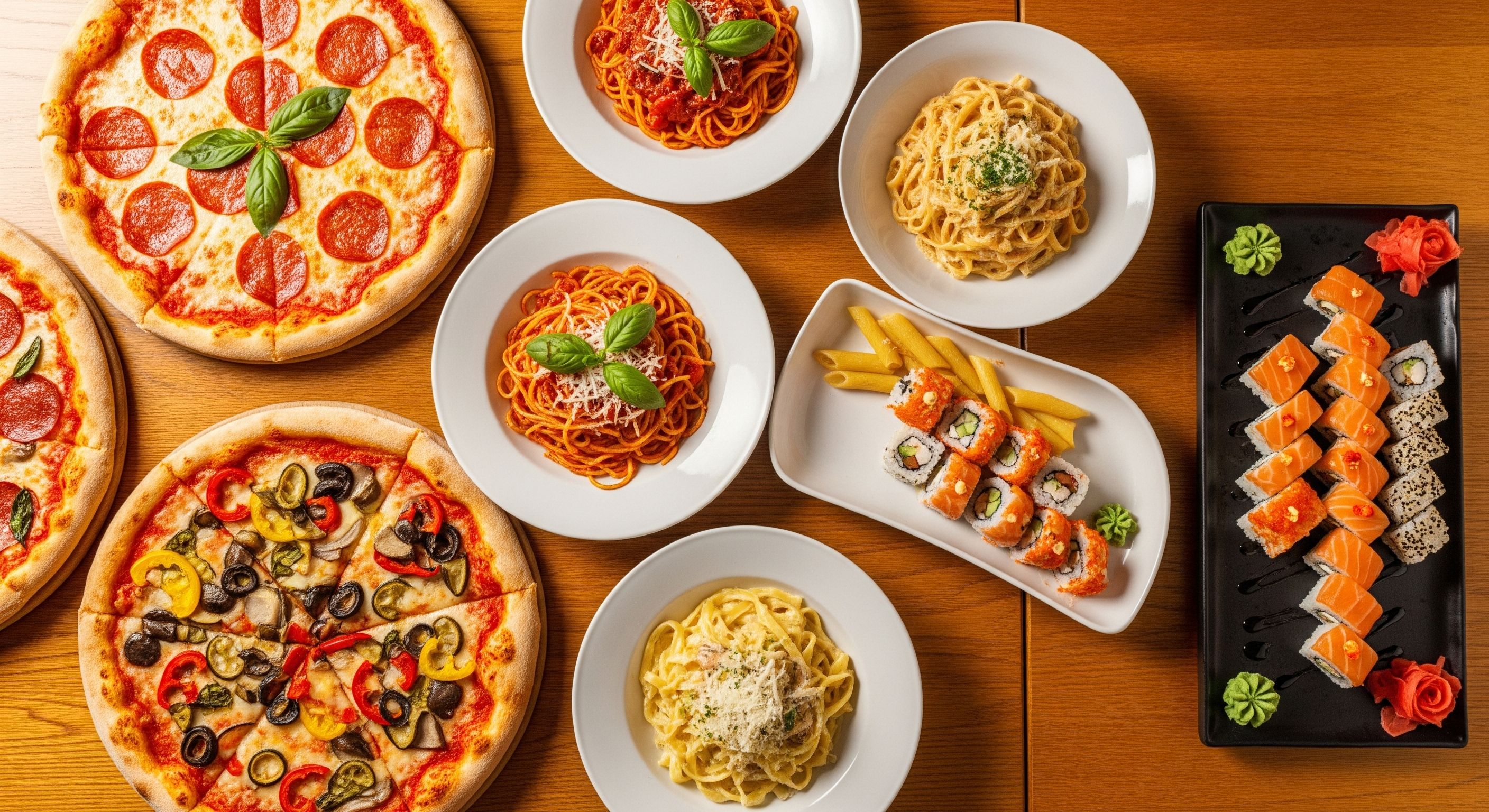 Pizza vs Sushi