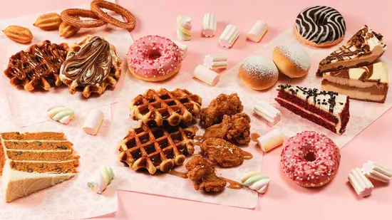 Kelly's - Chicken Fried Waffle & Cake