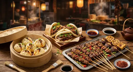 Mr. Wu Panini Con Spiedini Di Carne