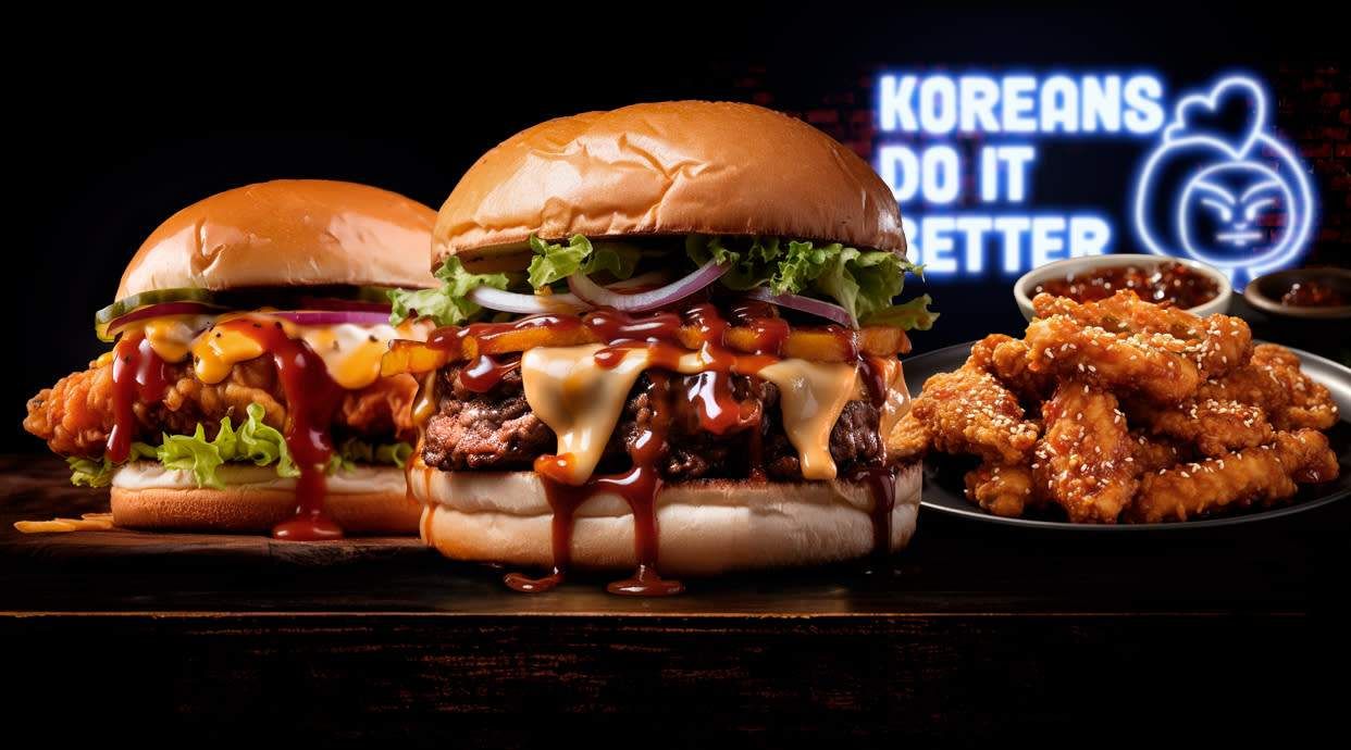 Koreans Do It Better - Burgers And Chicken