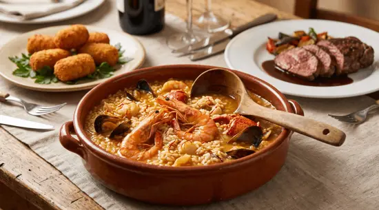 La noria comida canaria
