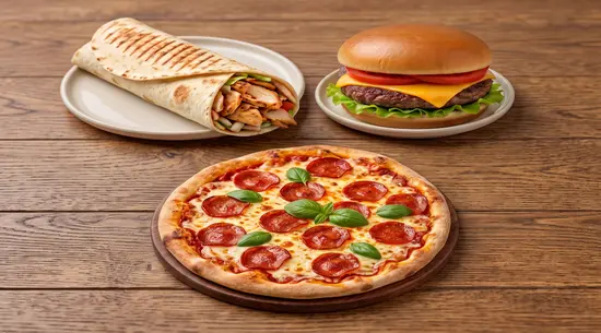 The boss kebab and pizzas