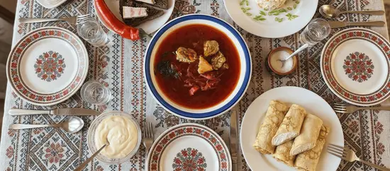 Борщ і сало