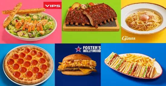 Foster's Hollywood, VIPS y Ginos