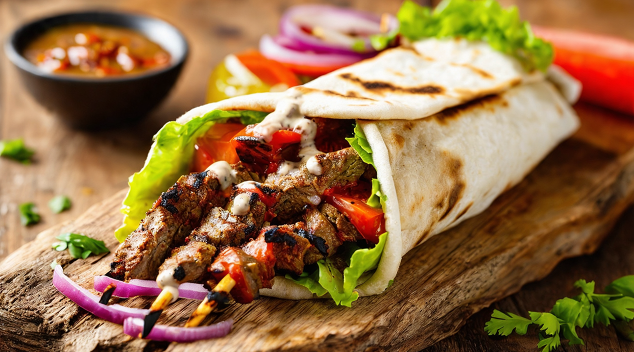 Doner Kebab Comida Turca