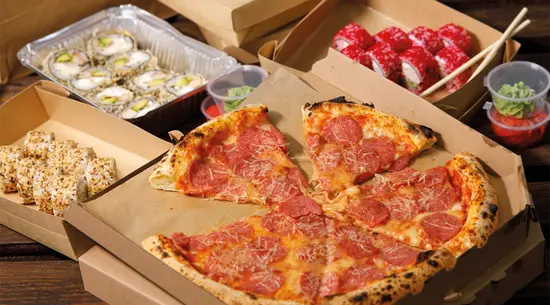 Sesame sushi & pizza