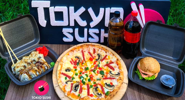 Tokyo sushi pizza