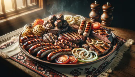 Скара на дървени въглища Трите войводи