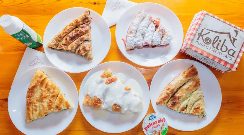 Koliba burek ispod sača