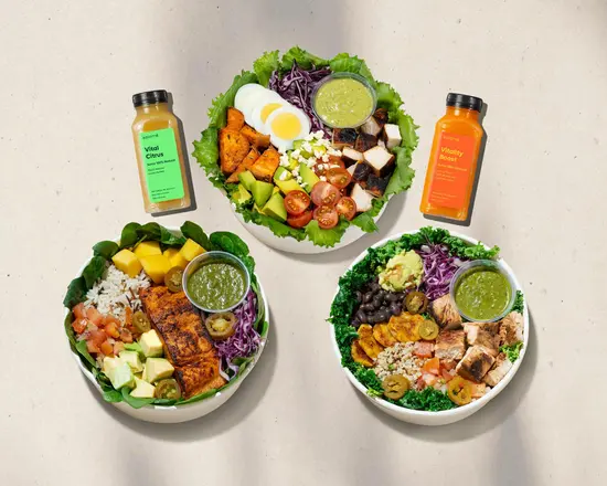 Salomé, Bowls, Salads, Plates & Sandwiches